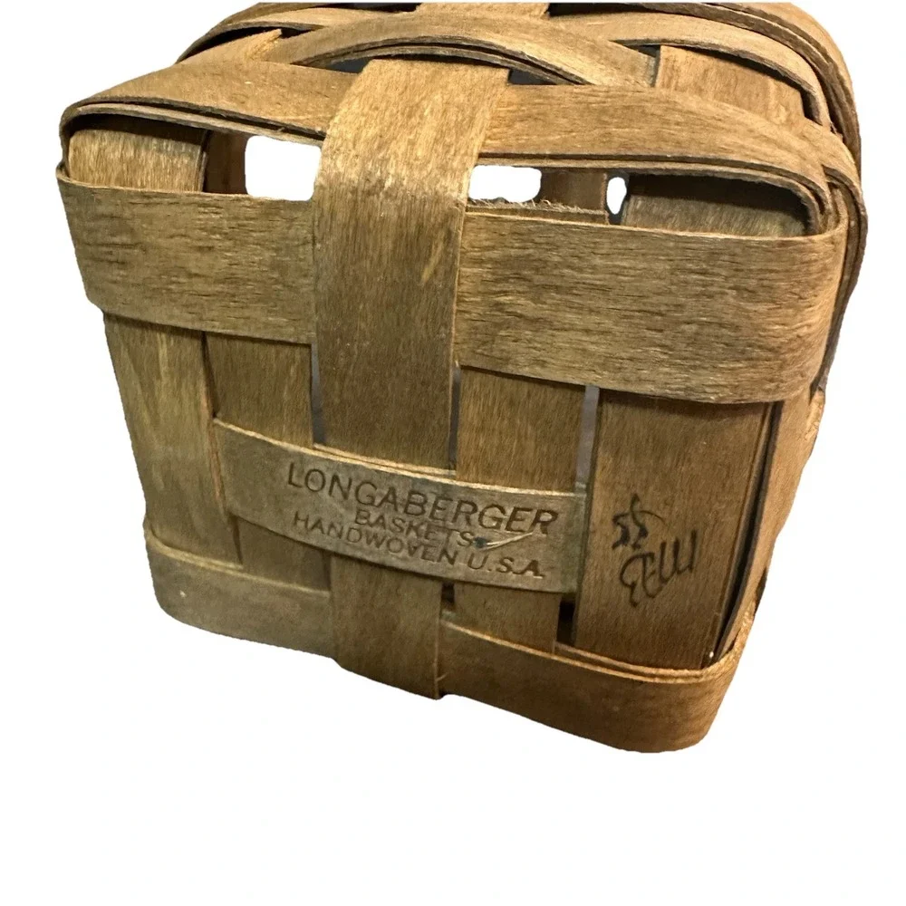 Vintage 1985 Longaberger Basket 5 X 2 W‎ Handle